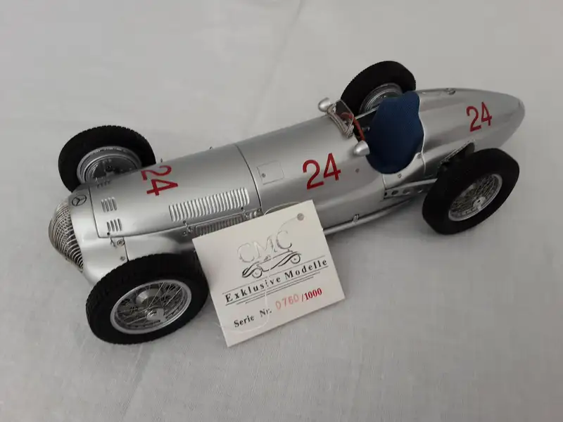 Highly Detailed CMC 1:18th Scale 1938 Mercedes Benz W154 #24-For Sale