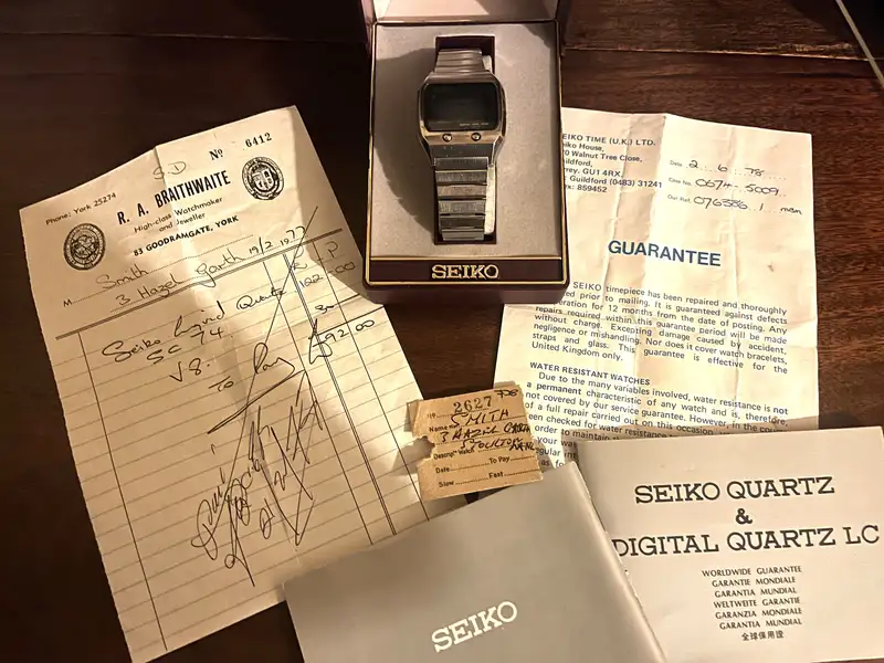 1977 Seiko 0674 5009 Quartz LC - 