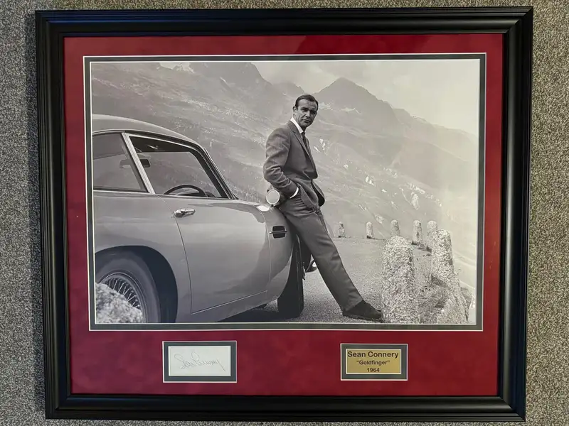 Large James Bond Goldfinger Production - signed Sean Connery-For Sale