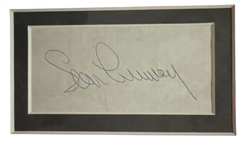 Large James Bond Goldfinger Production - signed Sean Connery-For Sale