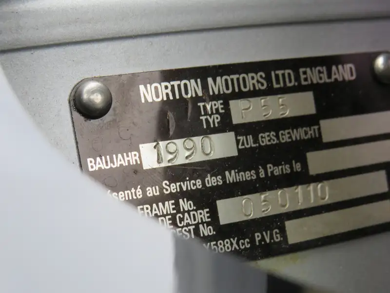 1990 Norton F1 Rotary 588cc-Sold