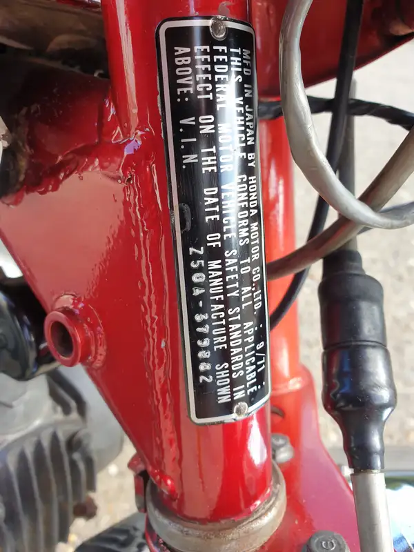 1971 Honda Z50A K2 49cc-Sold