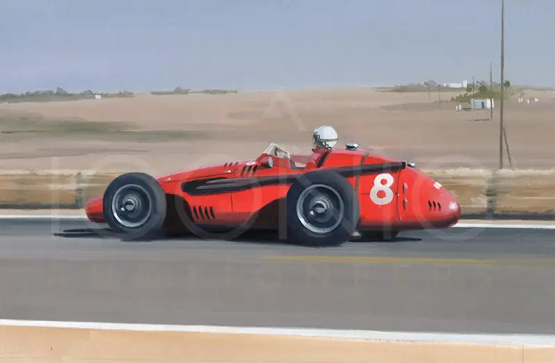 Jean Behra's Maserati 250F at the Moroccan Grand Prix 1957 b-For Sale