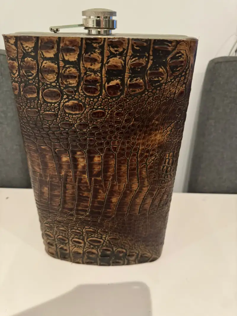 An Impressive ‘Goliath’ 1.8-Litre Hip Flask-For Sale