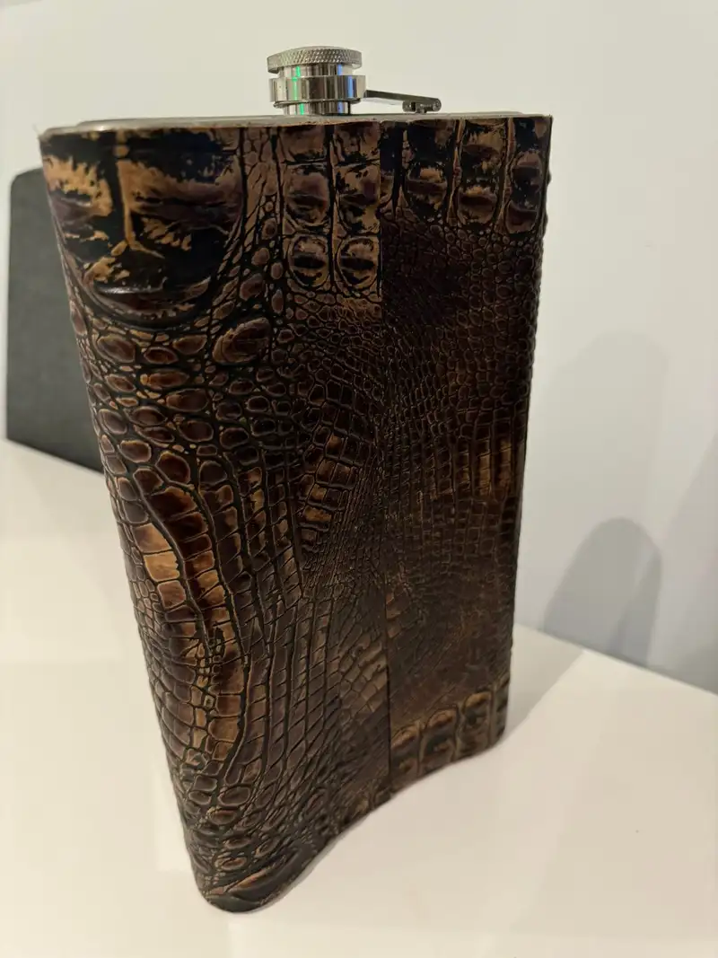 An Impressive ‘Goliath’ 1.8-Litre Hip Flask-For Sale