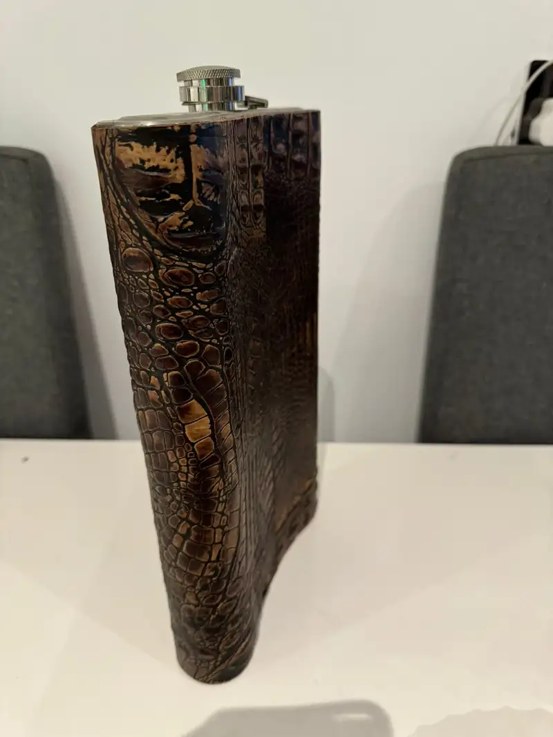 An Impressive ‘Goliath’ 1.8-Litre Hip Flask-For Sale
