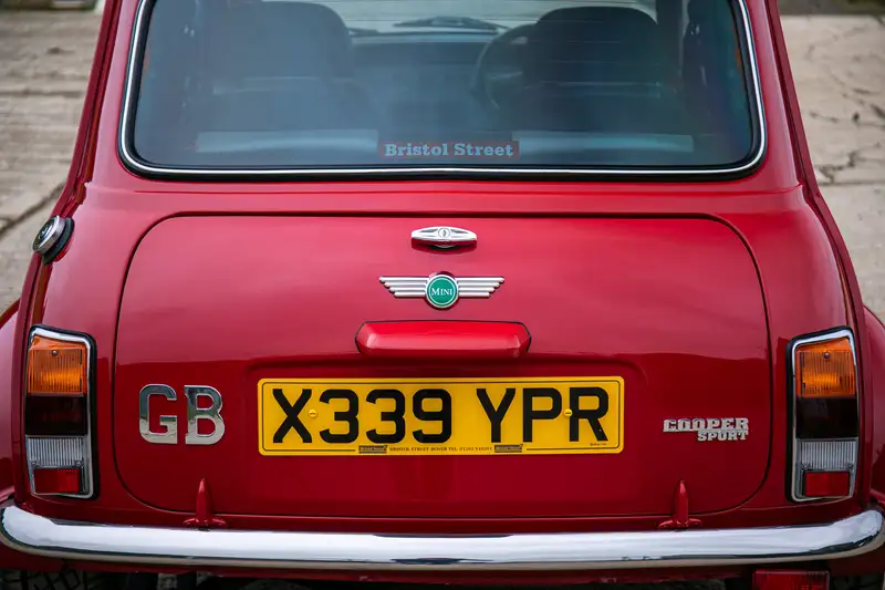 2000 Rover Mini Classic Cooper Sport 2000 - 8,000 Miles and -Sold