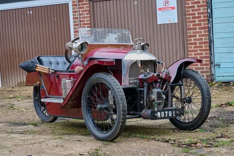 Grande Photo Historique – GP Amiens 1913, Moto BSA, Tirage Neuf
