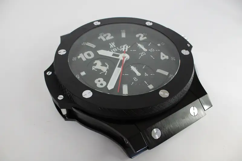 Rare Hublot Big Bang 'Ferrari' Dealership Wall Clock in Flig-For Sale