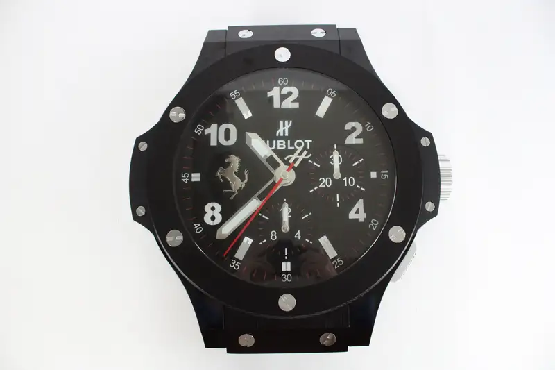 Rare Hublot Big Bang 'Ferrari' Dealership Wall Clock in Flig-For Sale