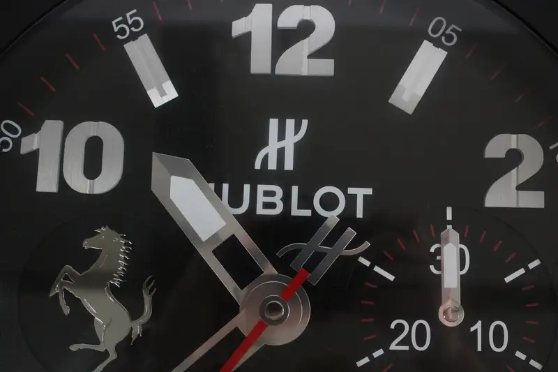 Rare Hublot Big Bang 'Ferrari' Dealership Wall Clock in Flig-For Sale
