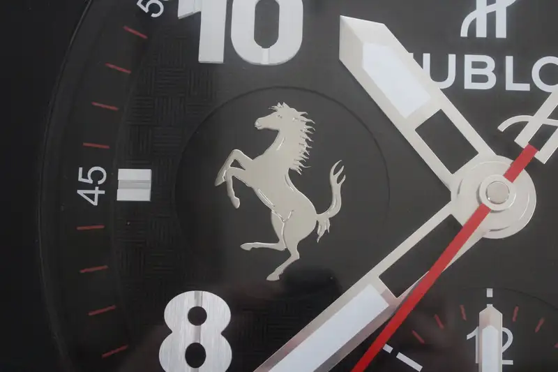 Rare Hublot Big Bang 'Ferrari' Dealership Wall Clock in Flig-For Sale