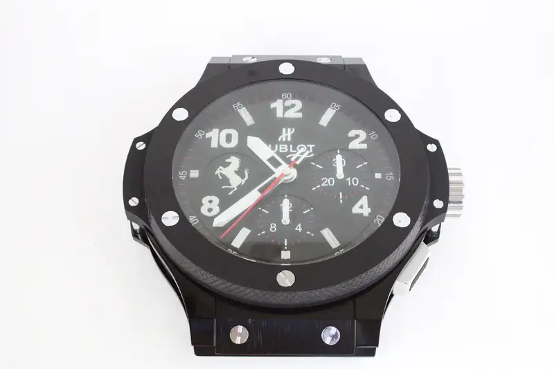 Rare Hublot Big Bang 'Ferrari' Dealership Wall Clock in Flig-For Sale