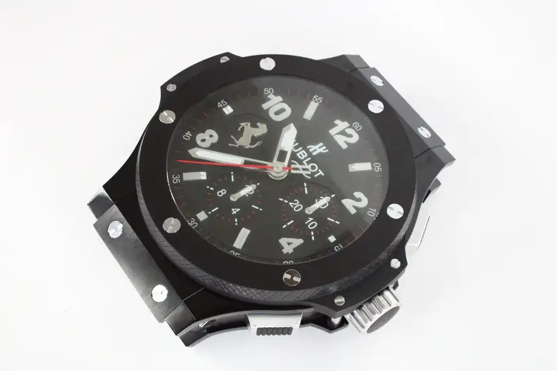 Rare Hublot Big Bang 'Ferrari' Dealership Wall Clock in Flig-For Sale