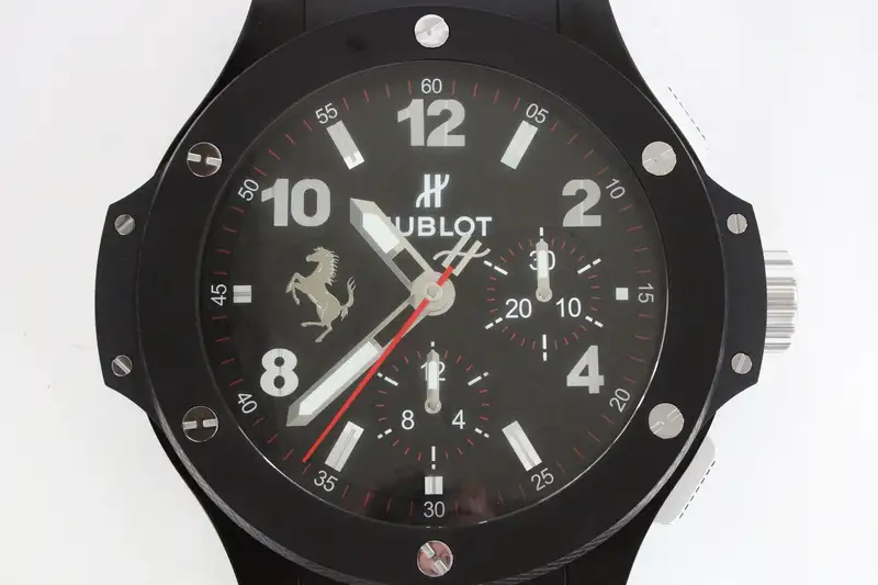 Rare Hublot Big Bang 'Ferrari' Dealership Wall Clock in Flig-For Sale