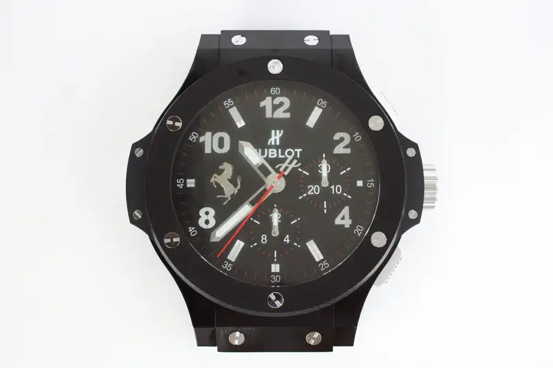 Rare Hublot Big Bang 'Ferrari' Dealership Wall Clock in Flig-For Sale