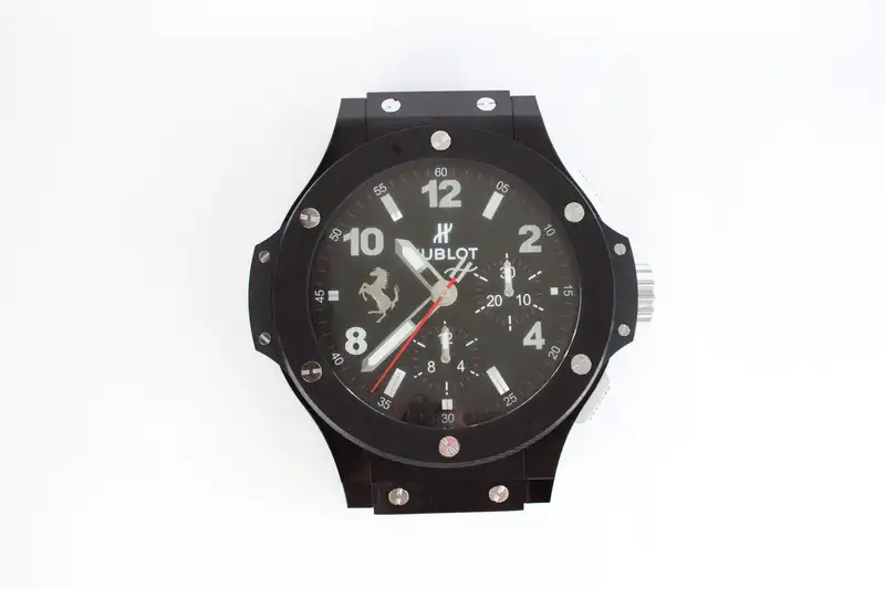 Rare Hublot Big Bang 'Ferrari' Dealership Wall Clock in Flig-For Sale