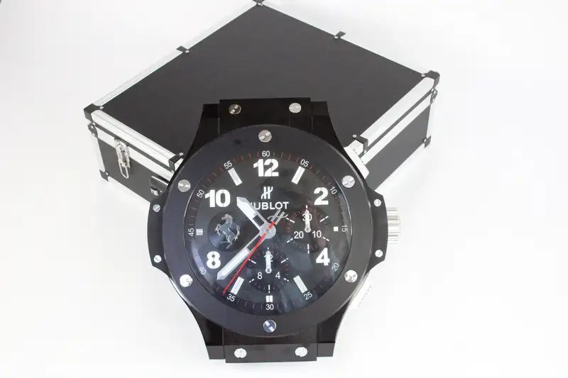 Rare Hublot Big Bang 'Ferrari' Dealership Wall Clock in Flig-For Sale