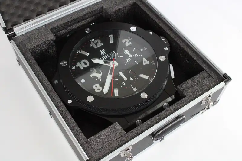 Rare Hublot Big Bang 'Ferrari' Dealership Wall Clock in Flig-For Sale