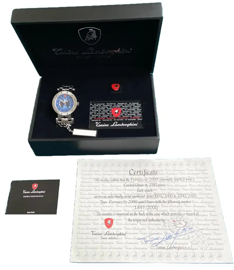 Lamborghini Feruccio 2000 Limited Edition Tonino Automatic B-For Sale