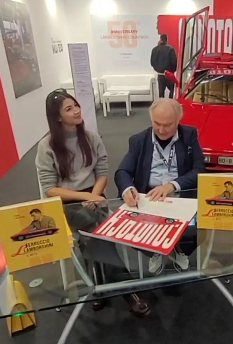 50th Anniversary Lamborghini Countach Multi-signed Large Pos-For Sale