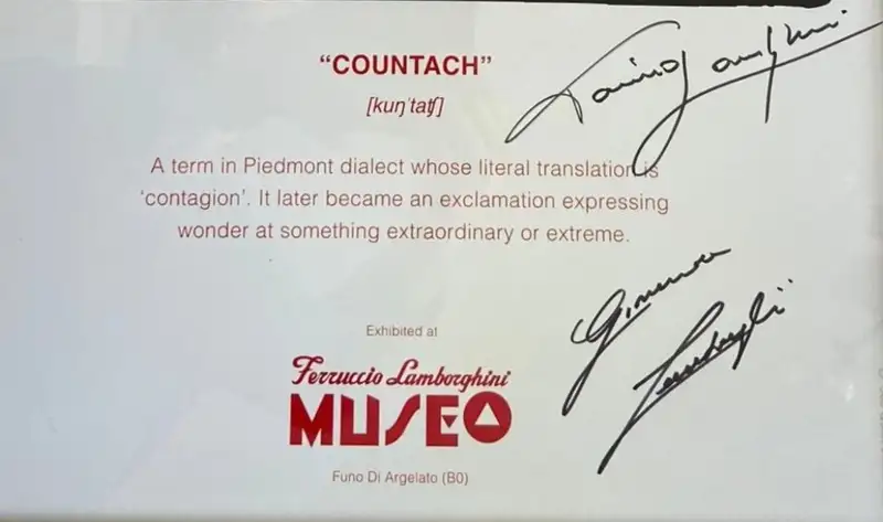 50th Anniversary Lamborghini Countach Multi-signed Large Pos-For Sale