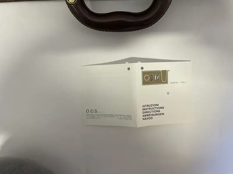 Brown Leather Briefcase 'New and Unused' with 'Chanel' Logo -For Sale