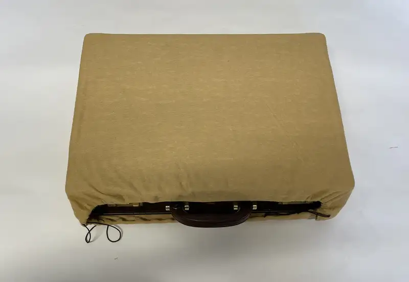 Brown Leather Briefcase 'New and Unused' with 'Chanel' Logo -For Sale