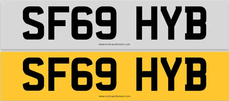 UK Registration Number SF69 HYB*-For Sale