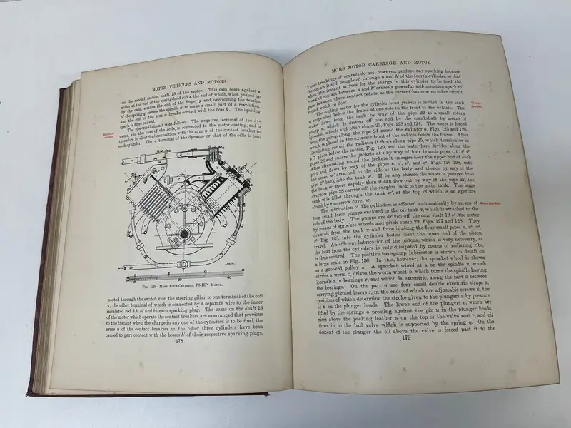 Motor Vehicles and Motors Volume 1 & 2 W. Worby Beaumont 190-For Sale