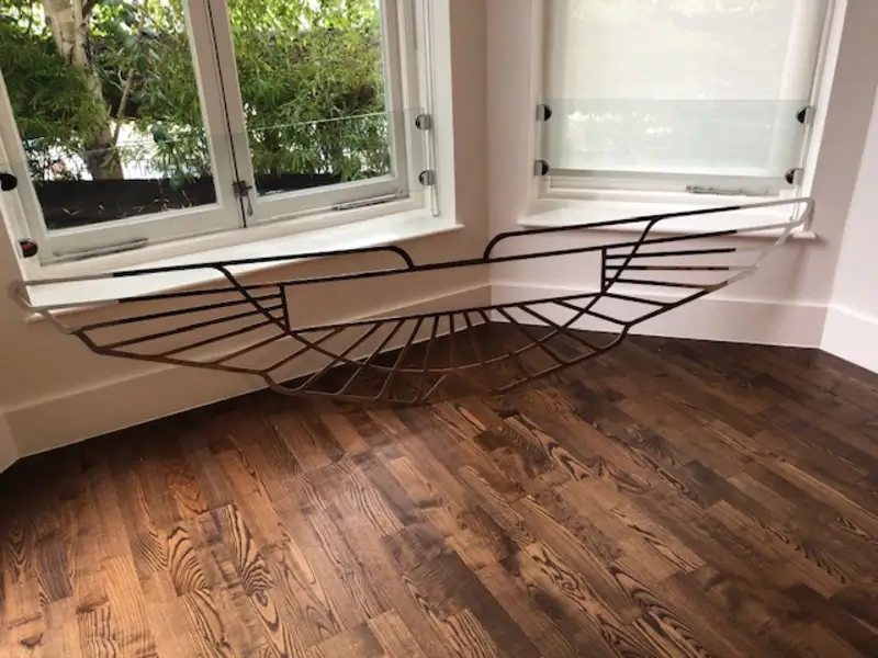 Very Large Metal Aston Martin Wings Wall Display-For Sale