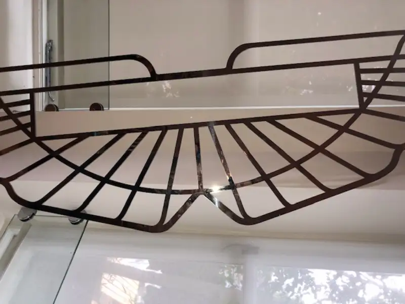 Very Large Metal Aston Martin Wings Wall Display-For Sale
