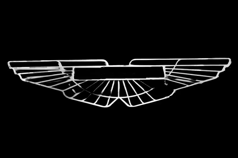 Very Large Metal Aston Martin Wings Wall Display-For Sale