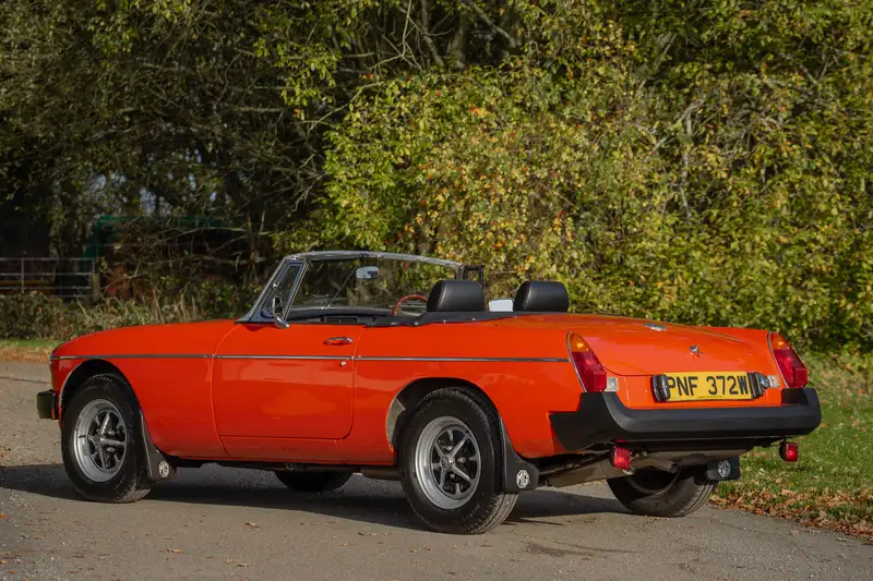 1981 MGB Roadster - 9,335 miles-Sold
