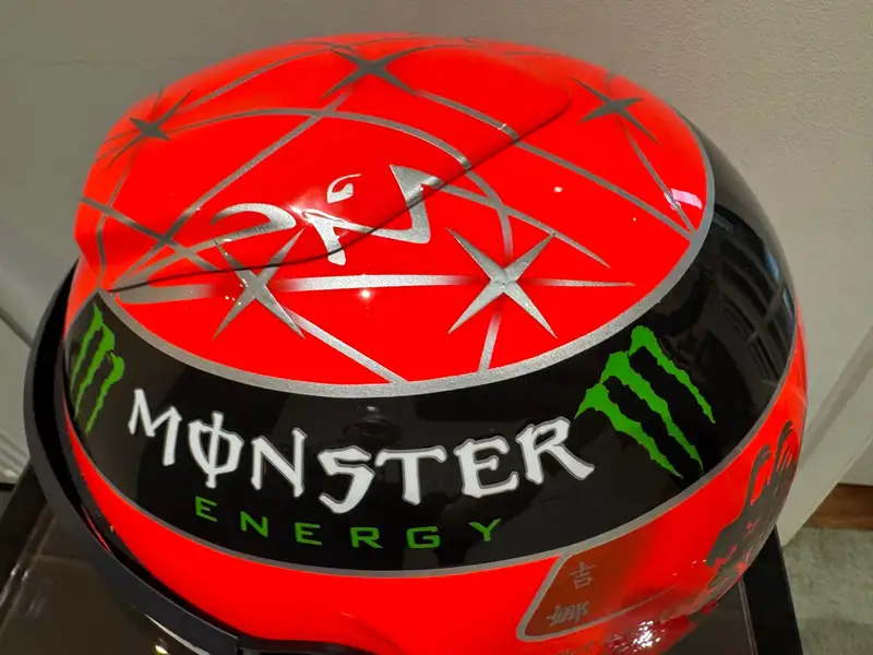 Full-Sized Replica of Michael Schumacher's Last Race Helmet -For Sale