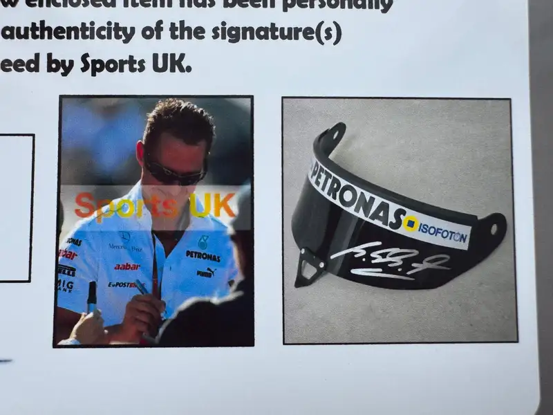 Full-Sized Replica of Michael Schumacher's Last Race Helmet -For Sale