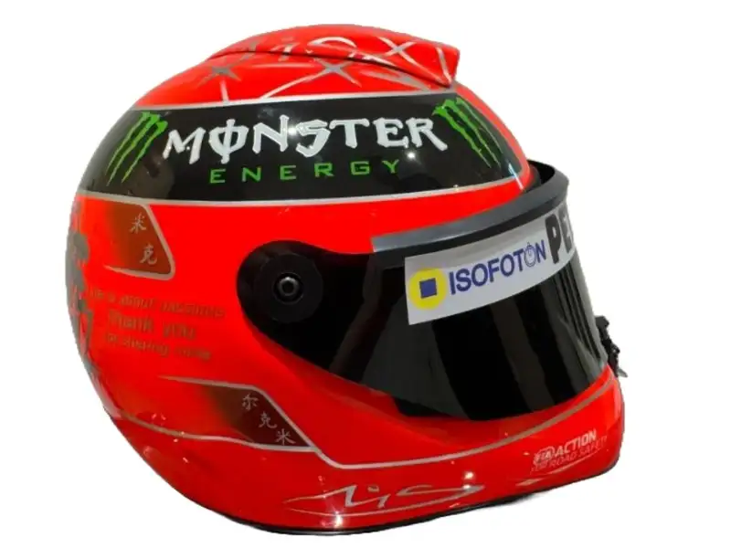 Full-Sized Replica of Michael Schumacher's Last Race Helmet -For Sale