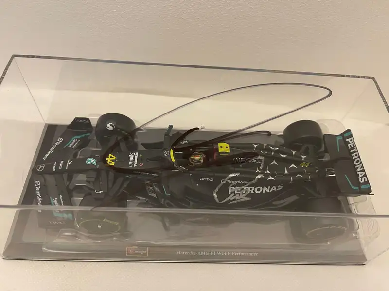 1:24th Scale AMG Petronas Mercedes F1 W14 E Signed 3 Times b-Sold