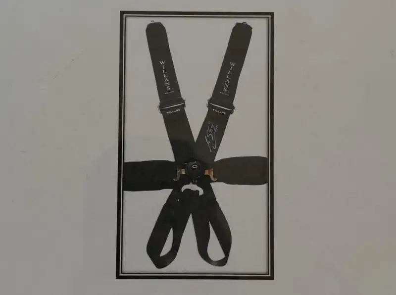 Michael Schumacher Race-Used and Signed Seat Belts-For Sale