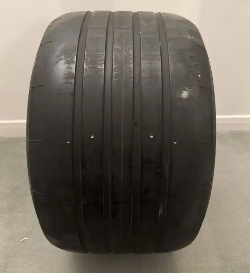 Ferrari Race-Used Wheel and Tyre Signed by Michael Schumache-For Sale