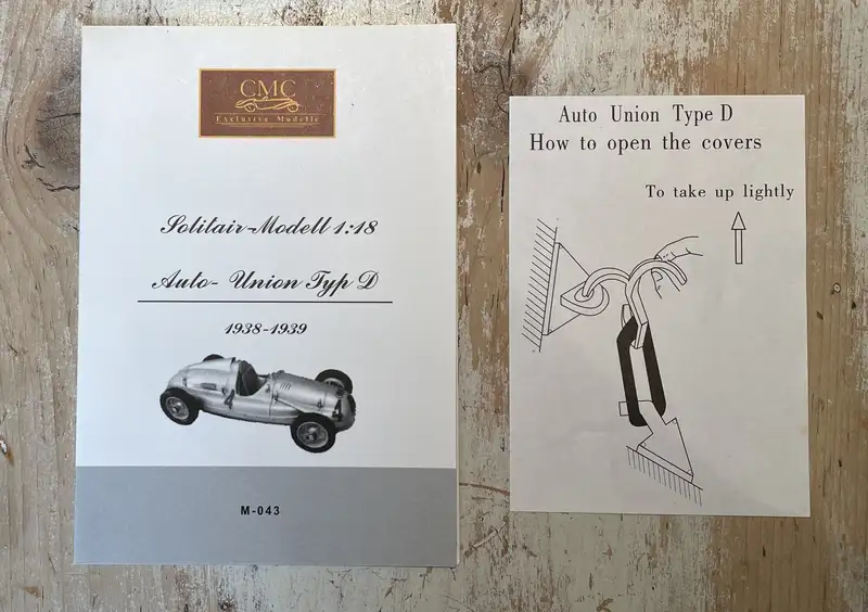 Auto-Union Type D CMC High Quality 1:18 Scale Model M-043 Si-For Sale