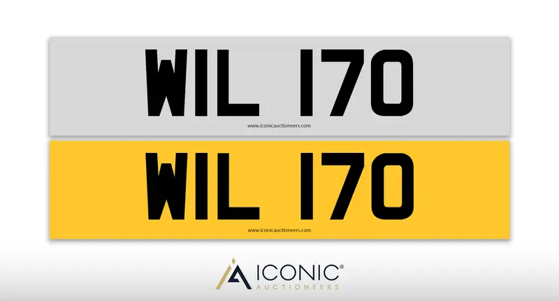 UK Registration Number WIL 170-For Sale
