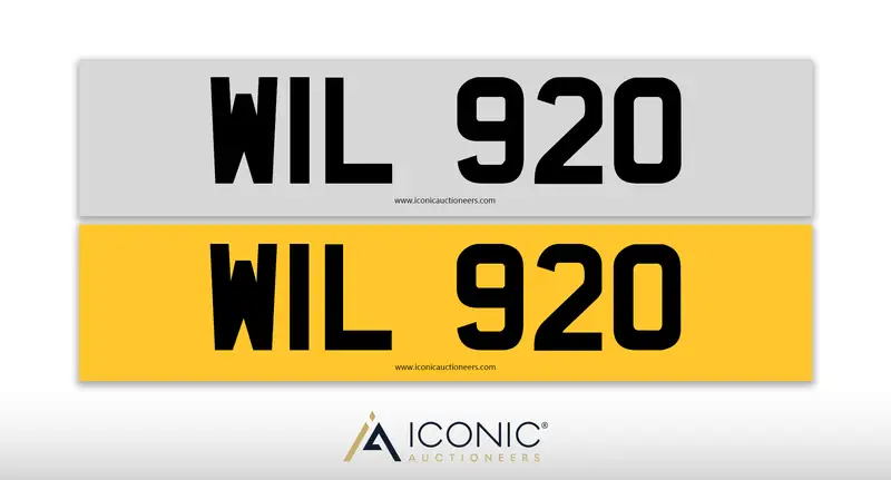 UK Registration Number WIL 920-For Sale