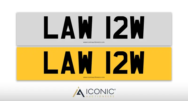 UK Registration Number LAW 12W-For Sale