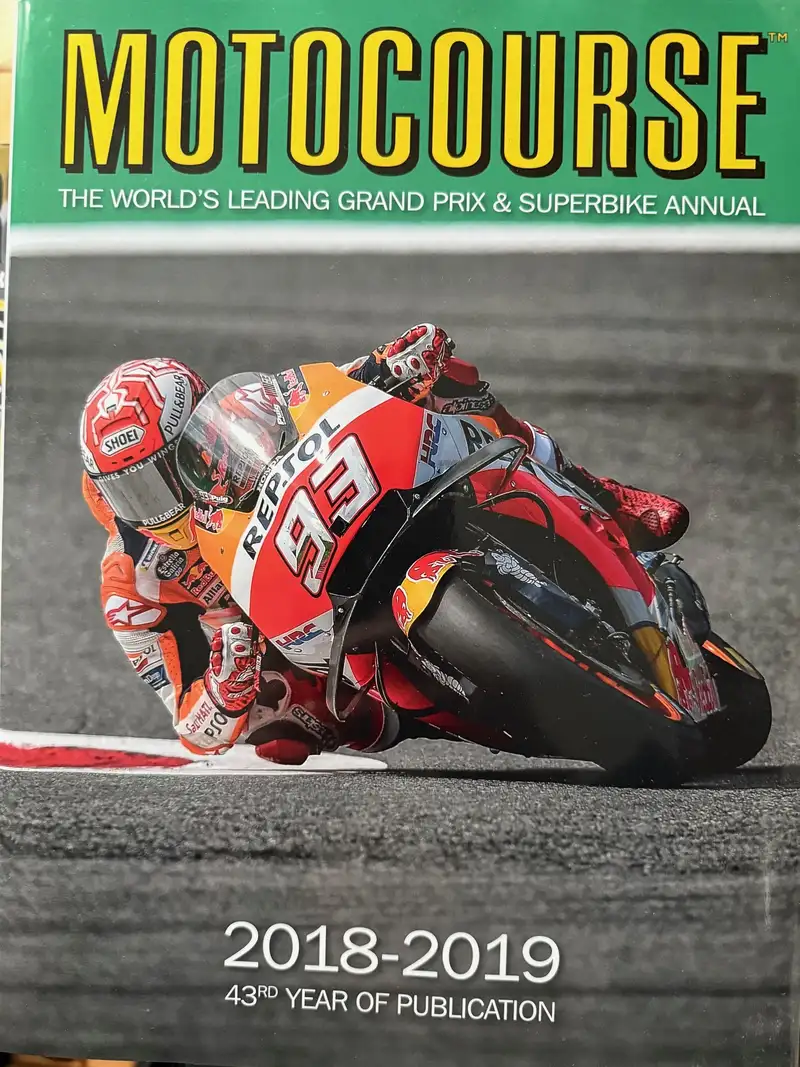 42 Copies of Motocourse from 1976 to 2018-Sold