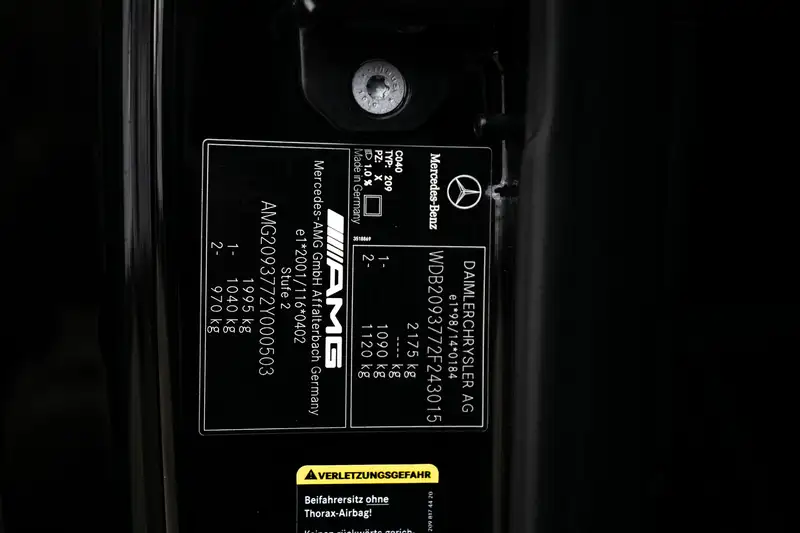 2007 Mercedes-Benz CLK63 AMG Black Series (P98) - UK Model -Sold