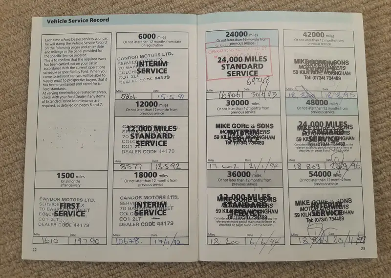 1990 Ford Sierra Sapphire RS Cosworth ( 2wd ) - 19,000 Miles-Sold
