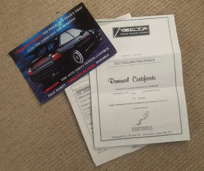 1990 Ford Sierra Sapphire RS Cosworth ( 2wd ) - 19,000 Miles-Sold