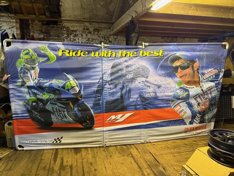 Valentino Rossi Yamaha Cardboard Cut Out and Display -Sold