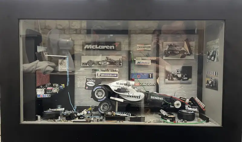 Highly Detailed Diorama of Kimi Räikkönen's McLaren MP4-20-Sold